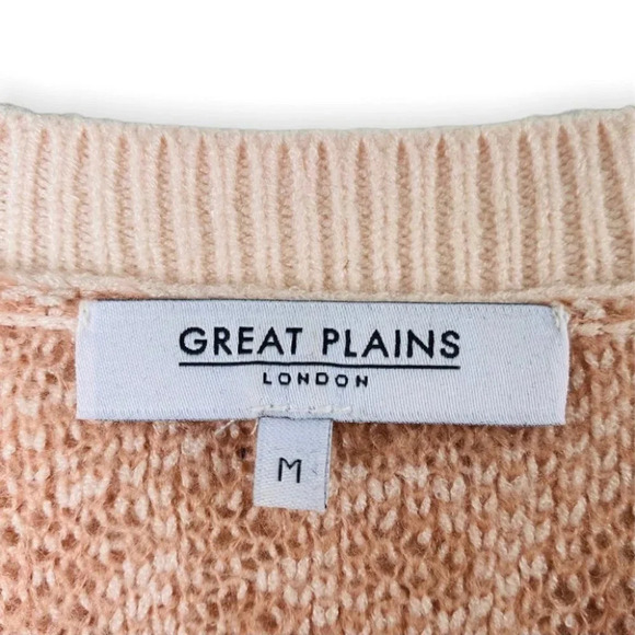 Great Plains London Peach Pullover  Long Sleeve Sweater - Picture 6 of 7